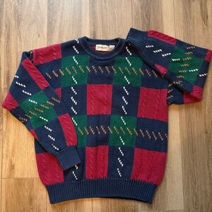 Men's Multicolor Sweater St Johns bay size L
